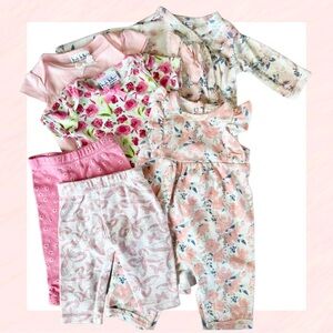 Baby Girl 3-6M Floral Outfit Bundle | Nicole Miller